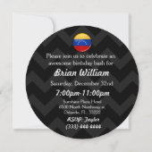 Invitation Drapeau glacé du Venezuela (Dos)