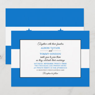 Invitation Drapeau hondurien, Drapeau du Honduras Mariage