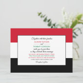 Invitation Drapeau irakien, Drapeau irakien Mariage (Debout devant)