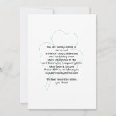 Invitation Drapeau irlandais de la bière de Sláinte Jour de l (Dos)