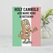 Invitation Drapeau italien saint de Cannoli de retraite de (Debout devant)