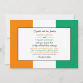 Invitation Drapeau ivoirien, Drapeau du Mariage ivoirien (Devant)