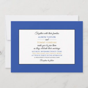 Invitation Drapeau kosovar, Drapeau du Mariage du Kosovo