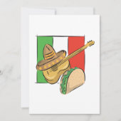 Invitation Drapeau mexicain (Devant)