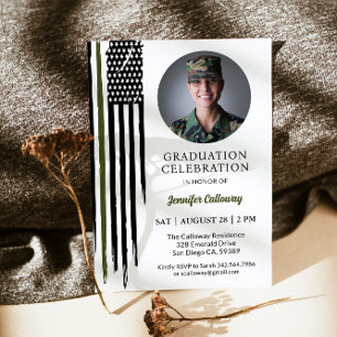Invitation Drapeau Militaire, Diplôme de Formation Militaire 