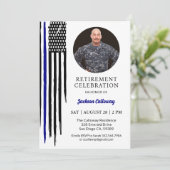 Invitation Drapeau militaire, Parti de la retraite de la mari (Debout devant)