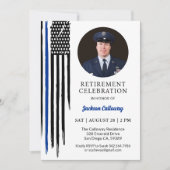 Invitation Drapeau militaire, US Airforce Retirement Party (Devant)