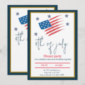 Invitation Drapeau Parti Patriote (Devant / Derrière)