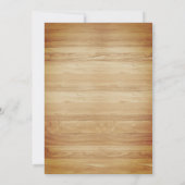 Invitation Drapeau rustique américain 4e Parti du 4 juillet (Dos)