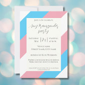 Invitation drapeau transgenre fête de la fierté tr