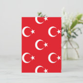 Invitation Drapeau turc (Debout devant)