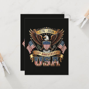 Invitation Drapeau USA 250e anniversaire 250 ans d'Amérique