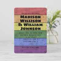Drapeau Vintage LGBT mariage en noir