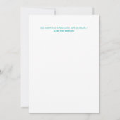 Invitation Drapeaux de ballon à air chaud, fille de premier a (Dos)