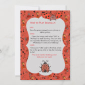 Invitation Draw a Ladybug Baby Shower Game | Digital & Print (Dos)