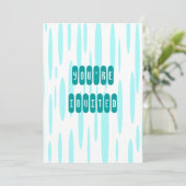 Invitation Dreads Aqua (Debout devant)