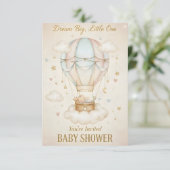 Invitation Dream Big, Little One – Baby Shower (Debout devant)