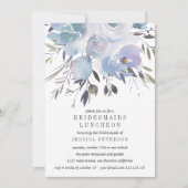 Invitation Dream Blue Flowers Bridesservatrices Mariage du dé (Devant)