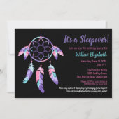 Invitation Dream Catcher Sleepover Anniversaire de enfant Par (Devant)