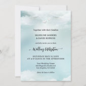 Invitation Dream Cloud Neuf Angel Wings Mariage (Devant)