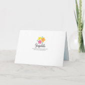 Invitation Dream Garden Floral Custom Maid of Honor Request (Dos)