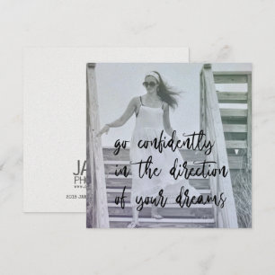 Invitation DREAM ON DREAMER 5.25 x 5.25 card