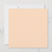 Invitation Dream Peach | Fancy Spring Floral Diamond Mariage (Dos)