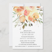 Invitation Dream Peach Flowers Bridesservatrices Mariage de d (Devant)