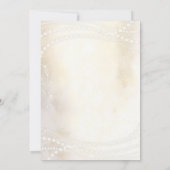 Invitation Dream Pearls Prosecco Élégante Fête des mariées de (Dos)