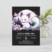 Invitation Dreamable Printable Chat Anniversaire (Debout devant)