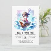Invitation Dreamant Elegant Pirate Anniversaire (Debout devant)