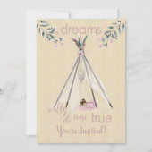 Invitation DreamCatcher Boho Tipi DreamCatcher (Devant)