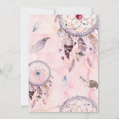 Invitation Dreamcatcher Dream Come True Girl Baby shower (Dos)