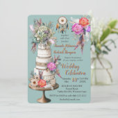 Invitation Dreamcatcher sur un thème bohème (Debout devant)