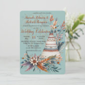 Invitation Dreamcaters dans un thème bohème (Debout devant)