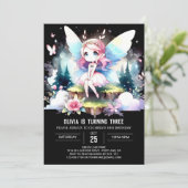 Invitation Dreamfred Design Fairy Anniversaire (Debout devant)