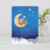Invitation Dreaming New Arrival Teddy Bear Moon (Debout devant)