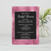 Invitation Dreamink Black Glitzy Silver Sparkle (Debout devant)