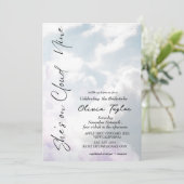 Invitation Dreams Elle est sur le nuage 9 Fête des mariées do (Debout devant)