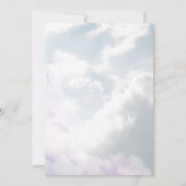 Invitation Dreams Elle est sur le nuage 9 Fête des mariées do (Dos)