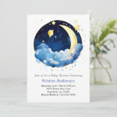 Invitation DreamSpace Blissful Boy Baby shower (Debout devant)