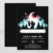 Invitation Dreamy adorable Chat Anniversaire (Devant / Derrière)