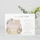 Invitation Dreamy Bohemian Beach Wedding RSVP (Debout devant)
