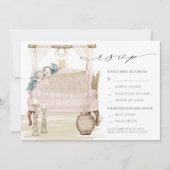 Invitation Dreamy Bohemian Beach Wedding RSVP (Devant)