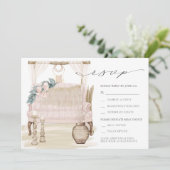 Invitation Dreamy Bohemian Beach Wedding RSVP (Debout devant)