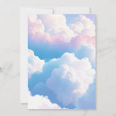 Invitation Dreamy Cloud Magical Unicorn Girl 10th Birthday (Dos)