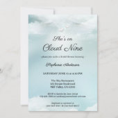 Invitation Dreamy Cloud Neuf Fête des mariées (Devant)