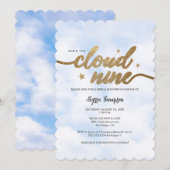 Invitation Dreamy Elle est sur Cloud 9 Fête des mariées Arc n (Devant / Derrière)