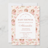 Invitation Dreamy Fairy Garden Baby Shower (Devant)