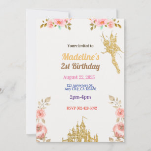 Invitation Dreamy Fairytale Castle